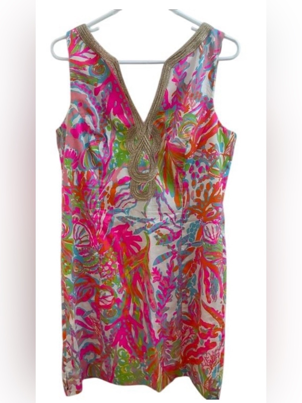 Lilly Pulitzer Janice Dress Scuba to Cuba 12 EUC